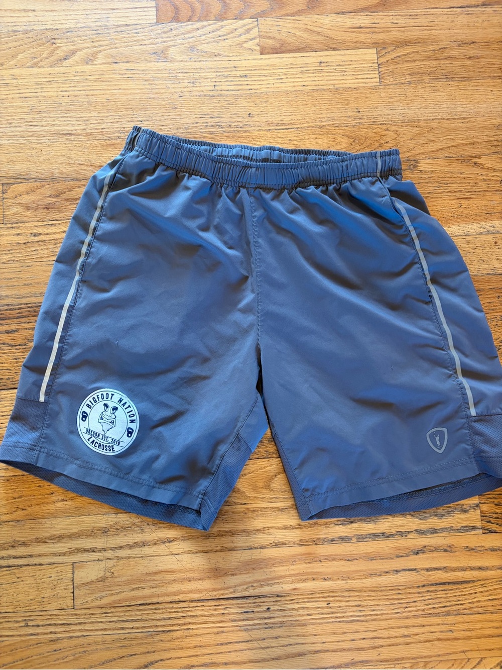 Adrenaline Bigfoot Nation Lacrosse Blue Performance Shorts